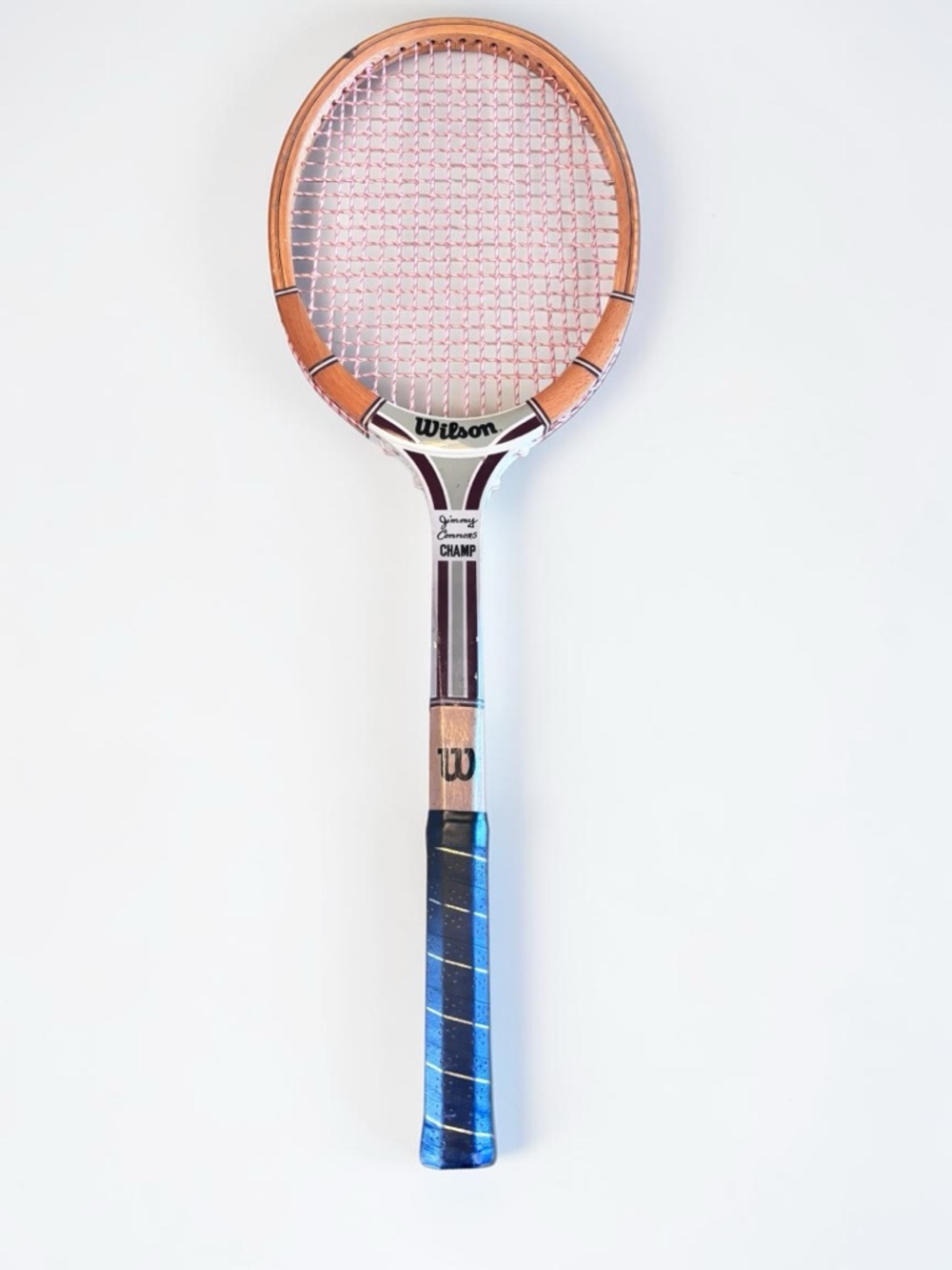 Wilson Jimmy Connors Champ Wood Racquet Vintage